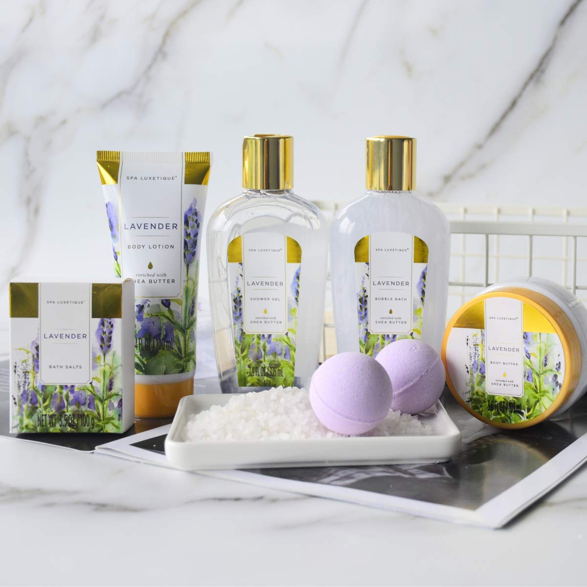 8pc Lavender Scent Gift Set for Women